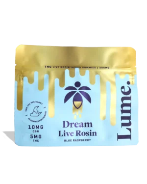Lume Gummies Live Rosin Dream - Blue Raspberry Gummies 40x5mg