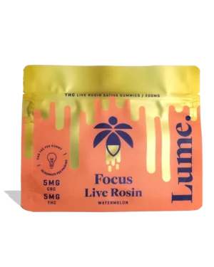 Lume Gummies Live Rosin Focus - Watermelon Gummies 40x5mg